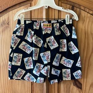 Men Box-Em-Up black golf balls lounge boxer shorts - size L